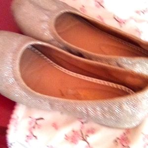 Dream pair dress up sparkley silver shoes